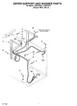 Diagram for 05 - Dryer Support And Washer