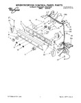 Diagram for 01 - Washer/dryer Control Panel