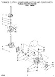 Diagram for 08 - Brake, Clutch, Gearcase, Motor And Pump