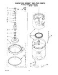 Diagram for 10 - Agitator, Basket And Tub