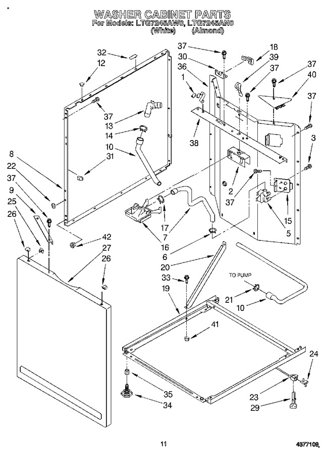 Diagram for LTG7245AW0