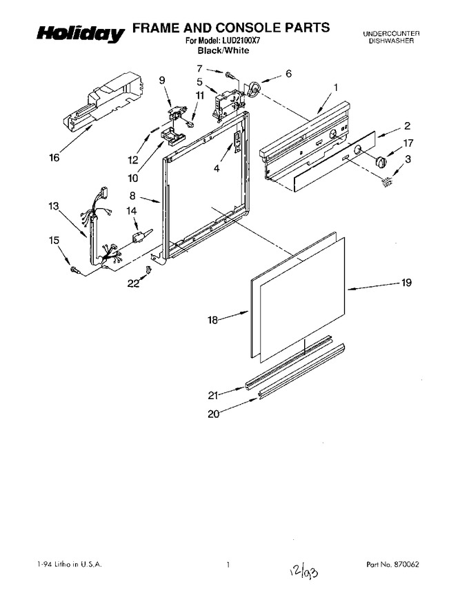 Diagram for LUD2100X7