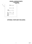 Diagram for 10 - Miscellaneous Parts - Optional Parts (not Included)