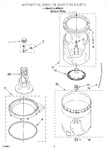 Diagram for 03 - Agitator, Basket And Tub