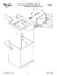 Diagram for 01 - Top And Cabinet