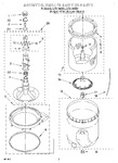 Diagram for 03 - Agitator, Basket, And Tub