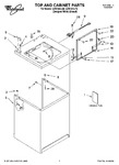 Diagram for 01 - Top And Cabinet Parts