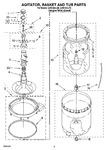 Diagram for 03 - Agitator, Basket And Tub Parts