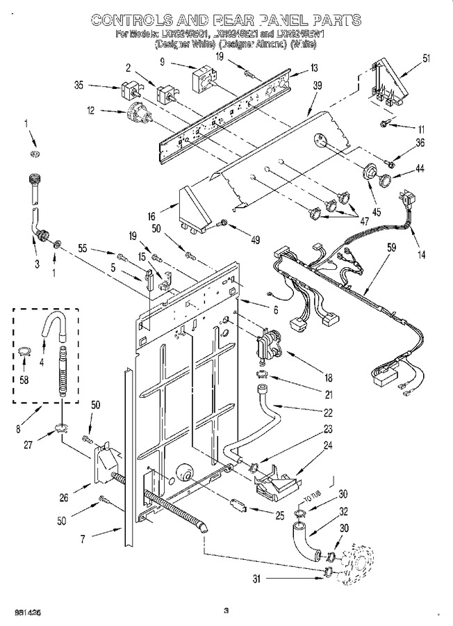 Diagram for LXR9245EW1