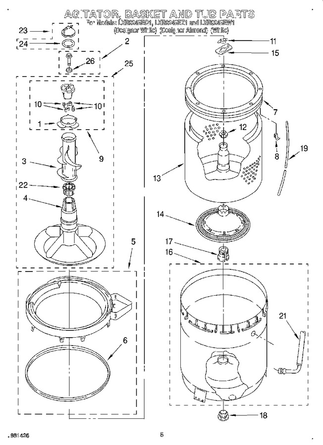 Diagram for LXR9245EW1