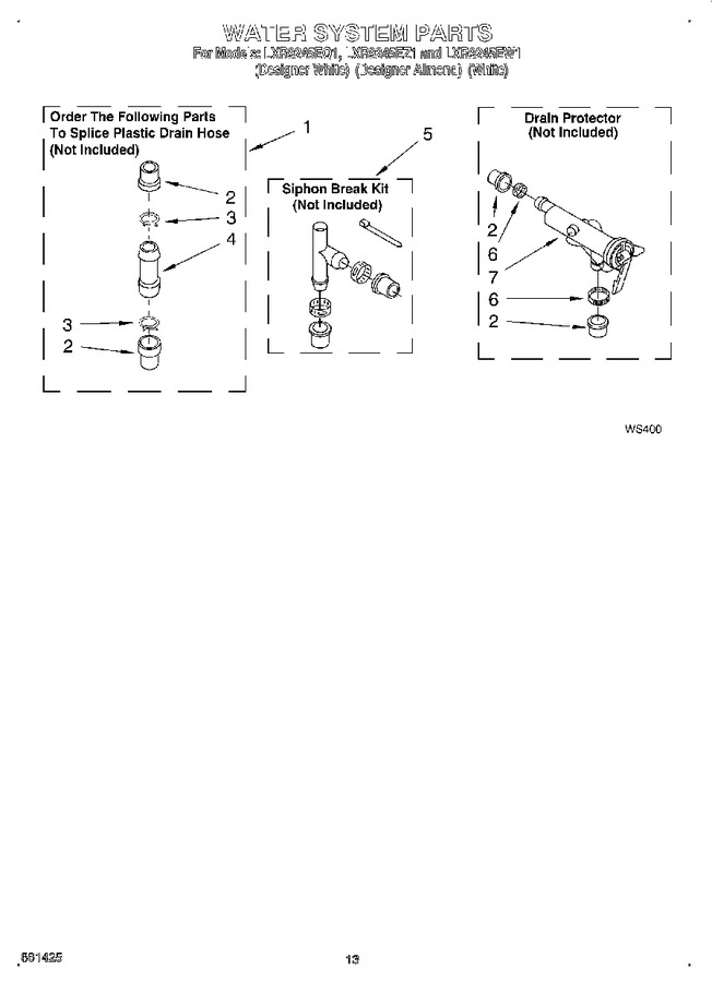 Diagram for LXR9245EW1