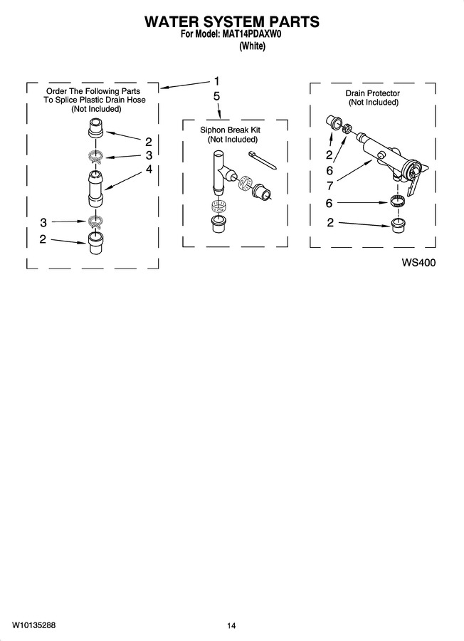 Diagram for MAT14PDAXW0