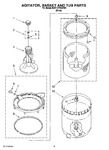 Diagram for 04 - Agitator, Basket And Tub Parts