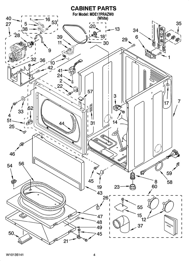 Diagram for MDE17PRAZW0