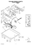 Diagram for 01 - Top And Console Parts