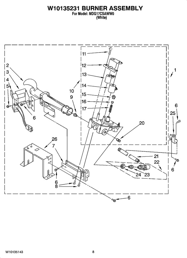 Diagram for MDG17CSAWW0