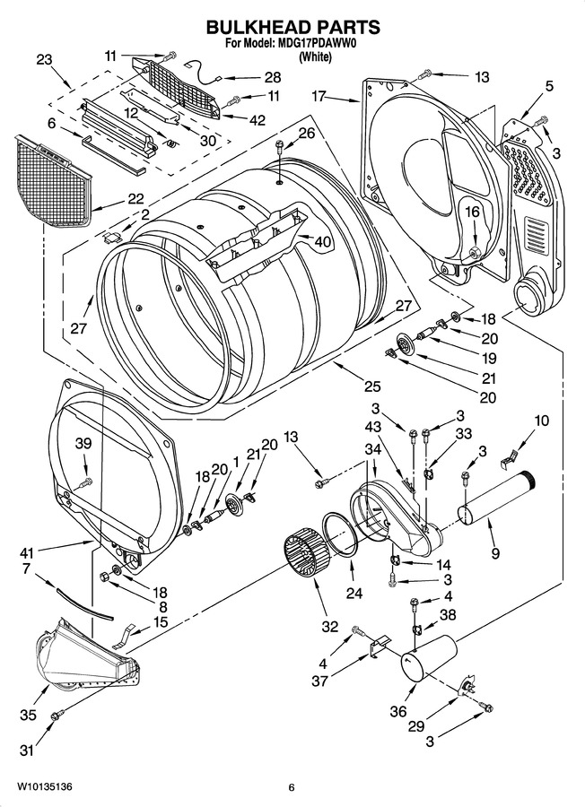 Diagram for MDG17PDAWW0