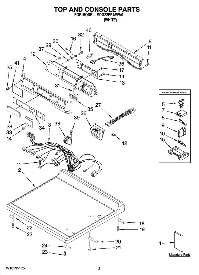 Diagram for MDG22PRAWW0