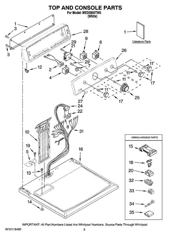 Diagram for MED5805TW0