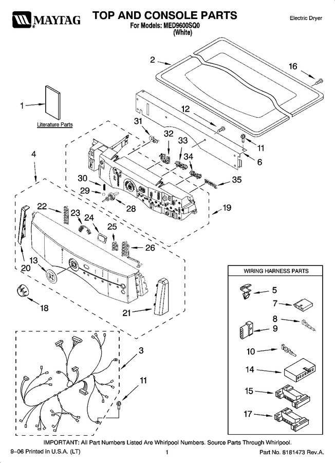 Diagram for MED9600SQ0