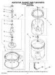 Diagram for 10 - Agitator, Basket And Tub Parts