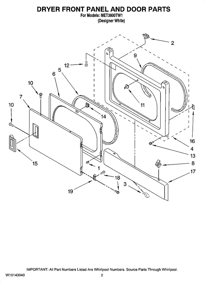 Diagram for MET3800TW1