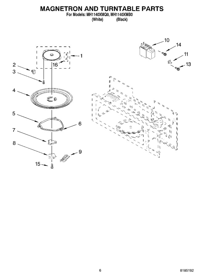 Diagram for MH1140XMB0