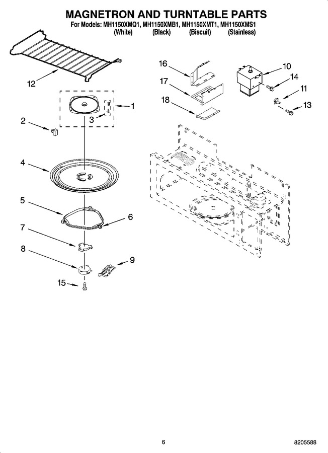 Diagram for MH1150XMQ1