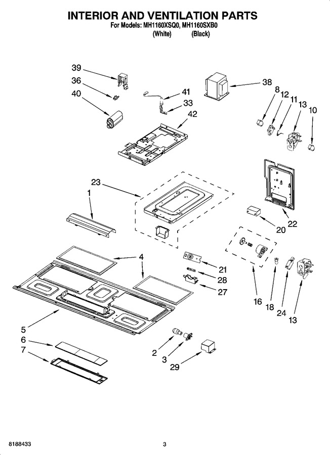 Diagram for MH1160XSQ0