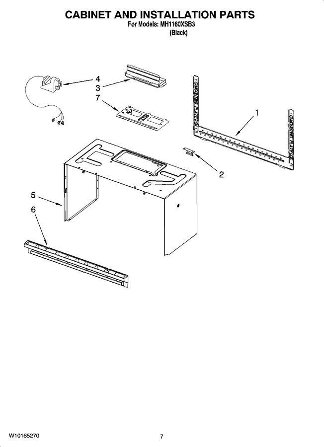 Diagram for MH1160XSB3