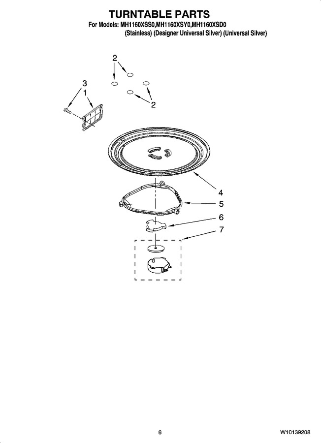 Diagram for MH1160XSD0