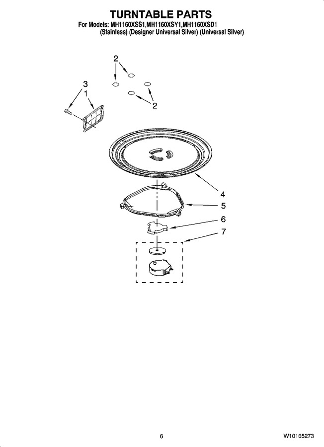 Diagram for MH1160XSD1