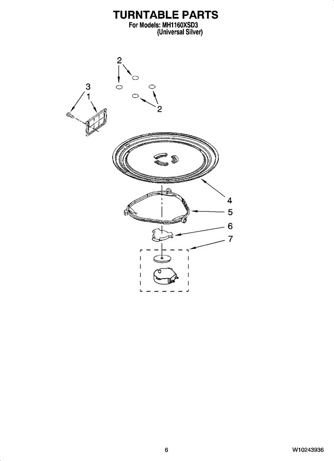 Diagram for MH1160XSD3