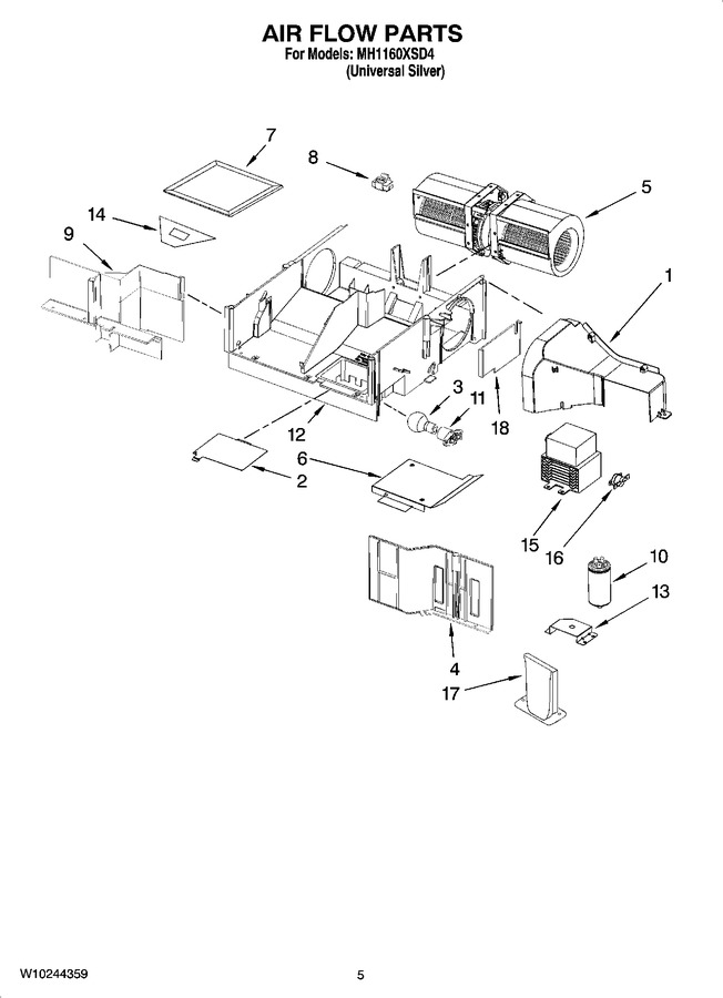 Diagram for MH1160XSD4