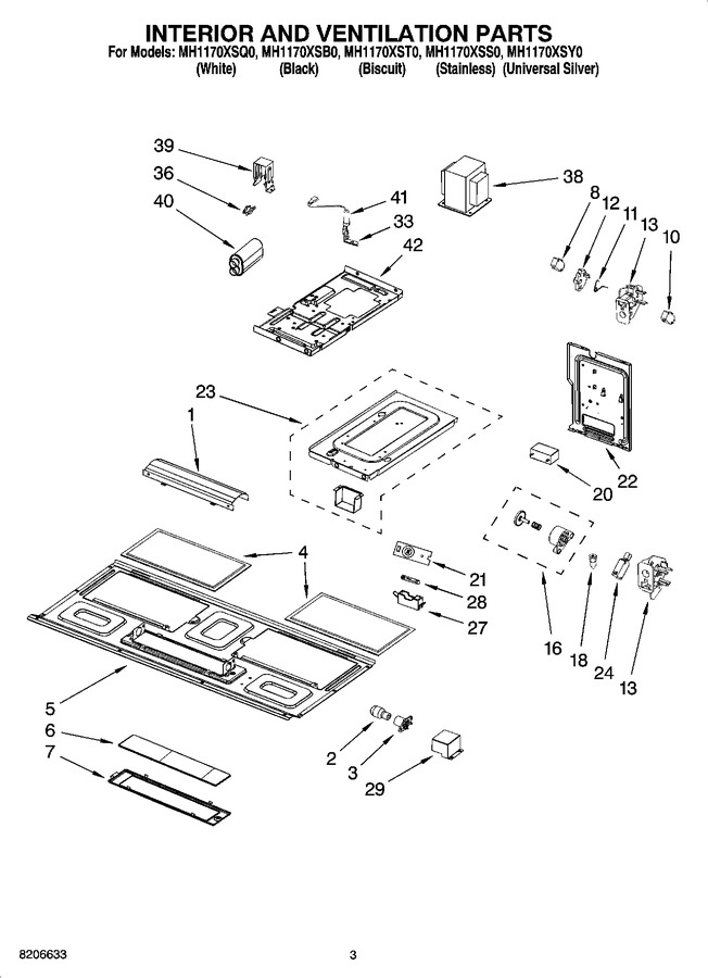 Diagram for MH1170XSY0