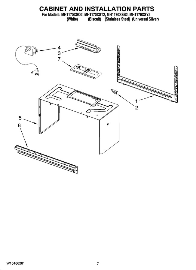 Diagram for MH1170XSY2