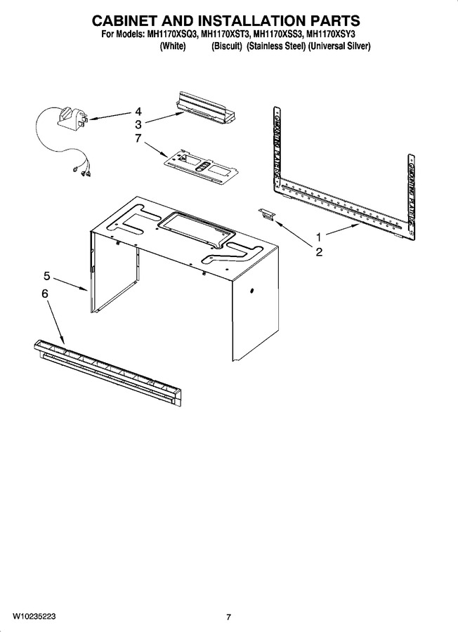 Diagram for MH1170XSQ3