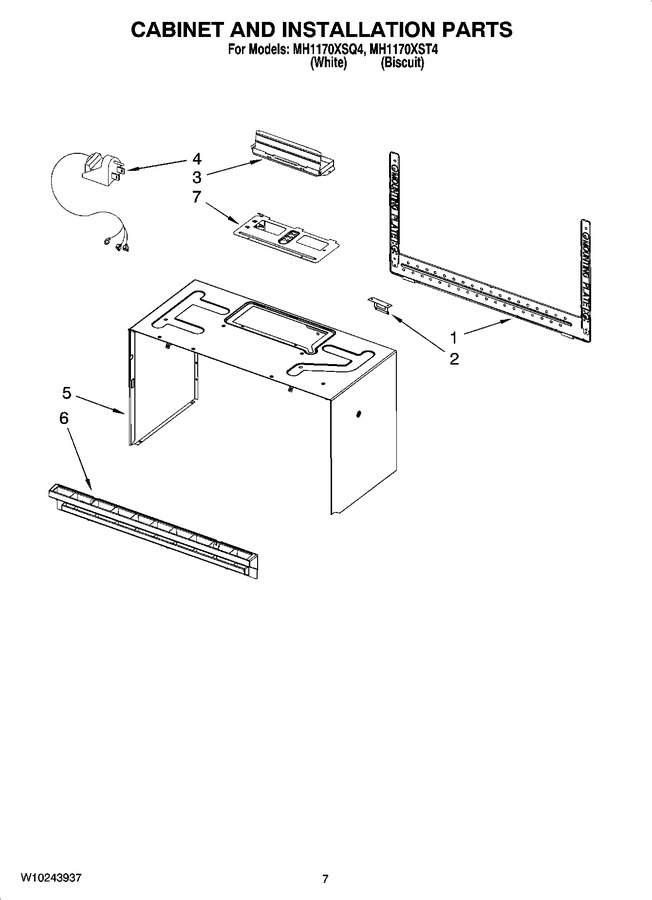 Diagram for MH1170XSQ4