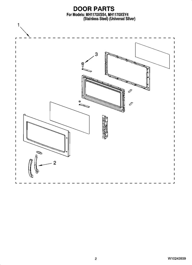 Diagram for MH1170XSS4