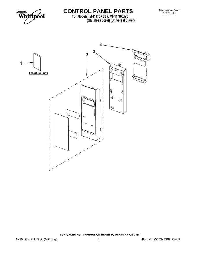 Diagram for MH1170XSS5