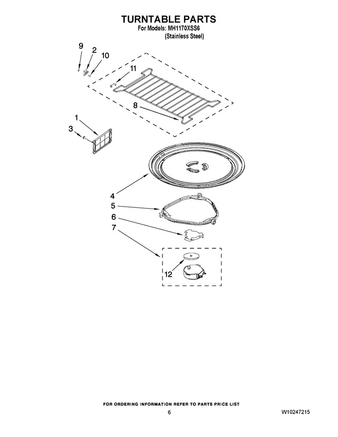 Diagram for MH1170XSS6