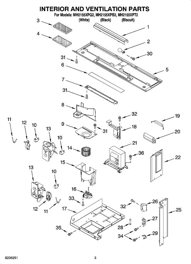 Diagram for MH2155XPT2