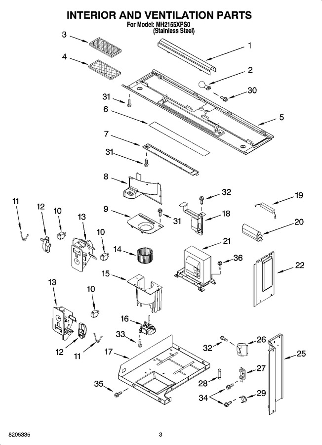 Diagram for MH2155XPS0