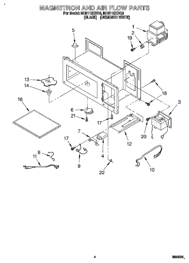 Diagram for MH6110XBB0