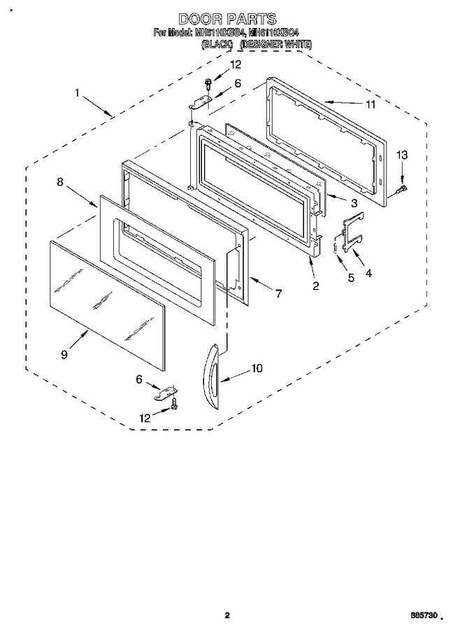 Diagram for MH6110XBQ4