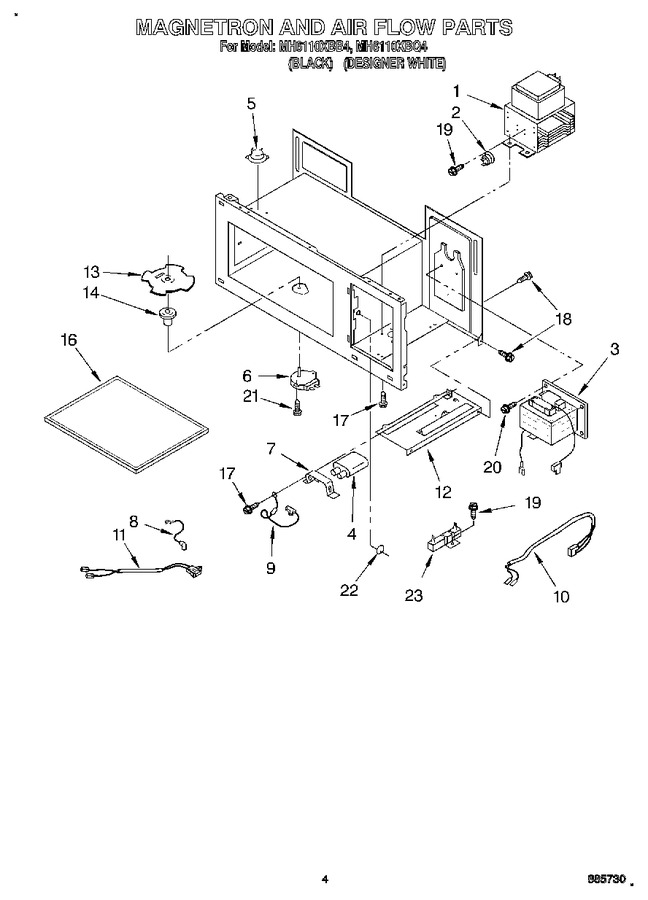 Diagram for MH6110XBQ4