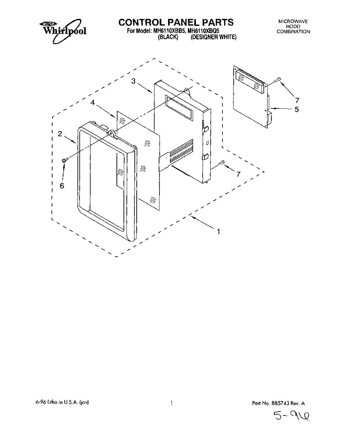 Diagram for MH6110XBB5