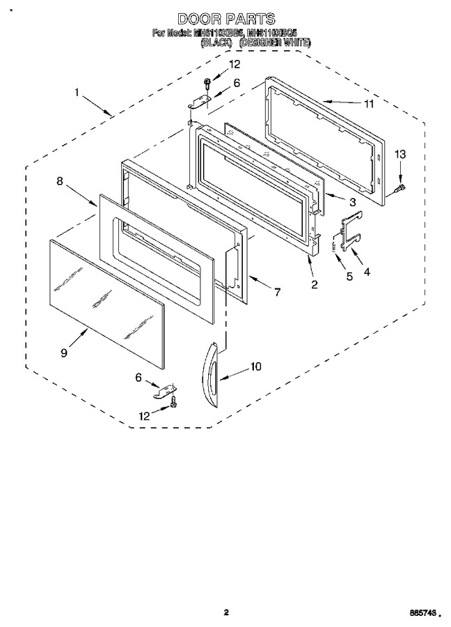 Diagram for MH6110XBB5