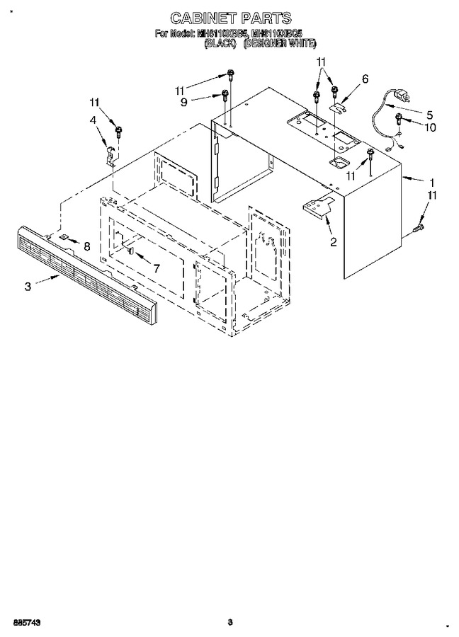 Diagram for MH6110XBB5