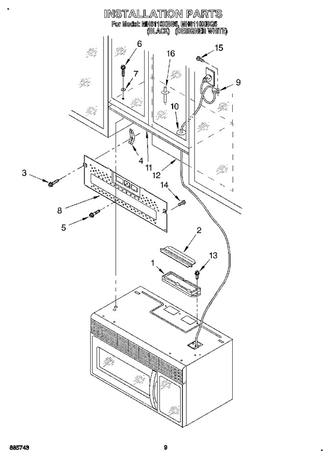 Diagram for MH6110XBB5